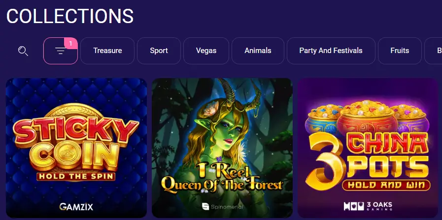 Collectie jackpot-spellen bij Pokobet om de variëteit aan beschikbare slots te tonen.